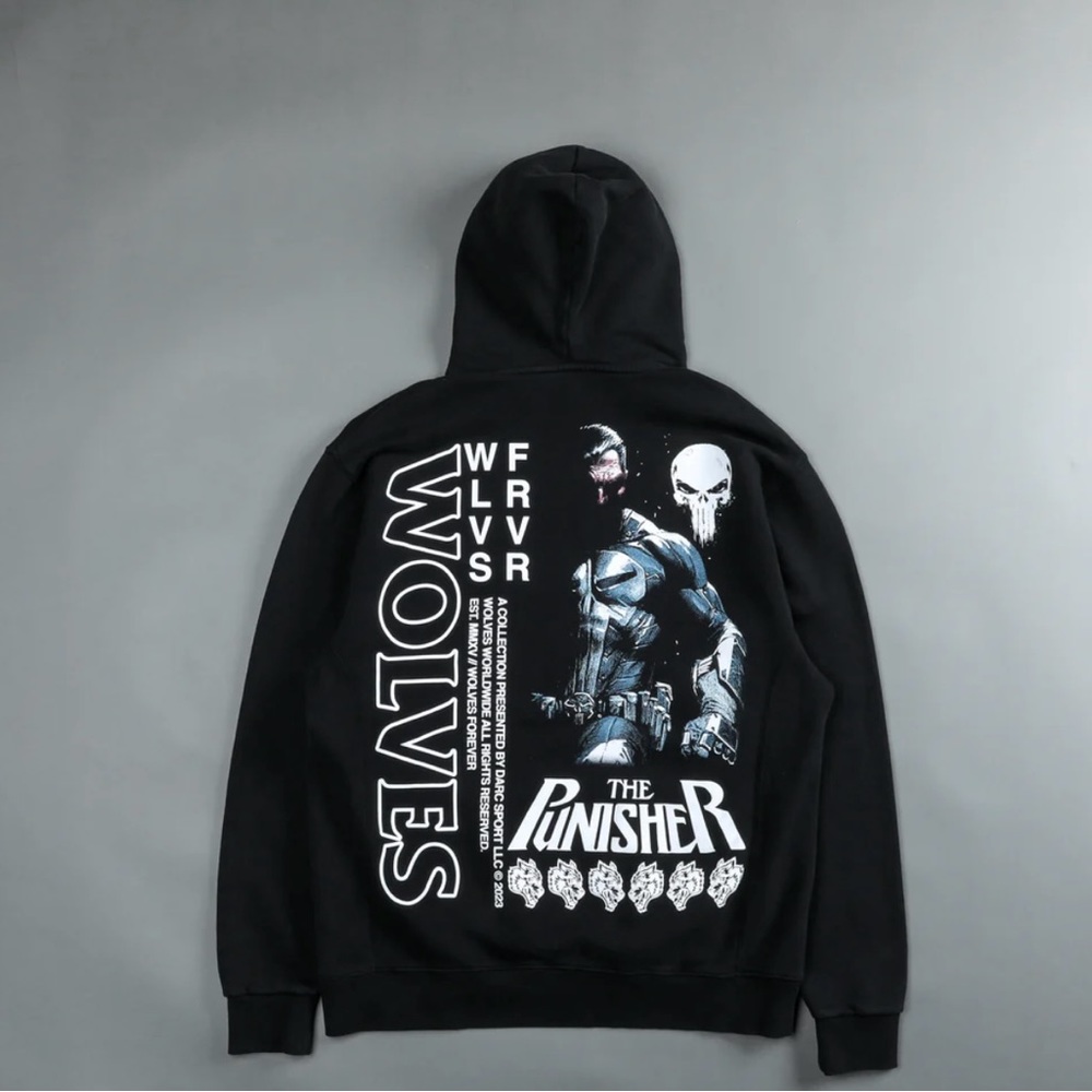 DARC SPORT X THE PUNISHER HOODIE “SHADOWS” SOLD OUT SIZE MEDIUM NEW